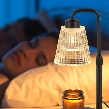 Elektrische Duftkerzenlampe – Stilvolle Schmelzlampe mit Timer und dimmbarem Licht